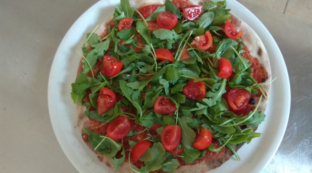 Pizza Con Rucola E Pomodorini Silvio Cicchi