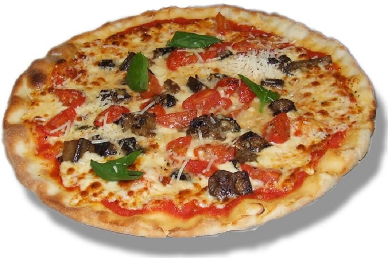 Pizza Con Berenjena Alla Parmigiana - Silvio Cicchi