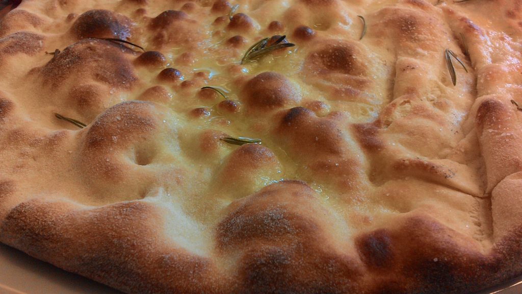 Focaccia con Impasto di Farina di Ceci - Silvio Cicchi